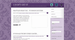 Desktop Screenshot of idontgetit.us