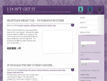 Tablet Screenshot of idontgetit.us